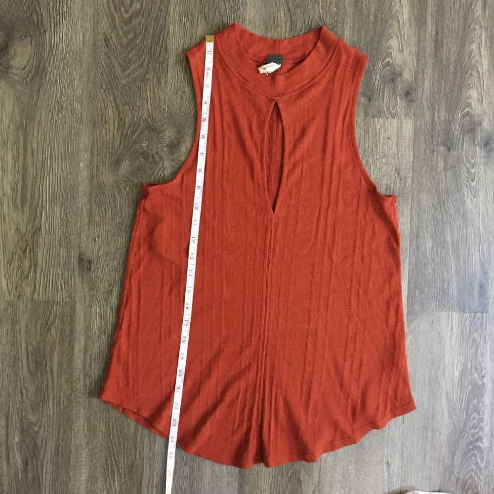 Free People Faye Tank Top with Keyhole